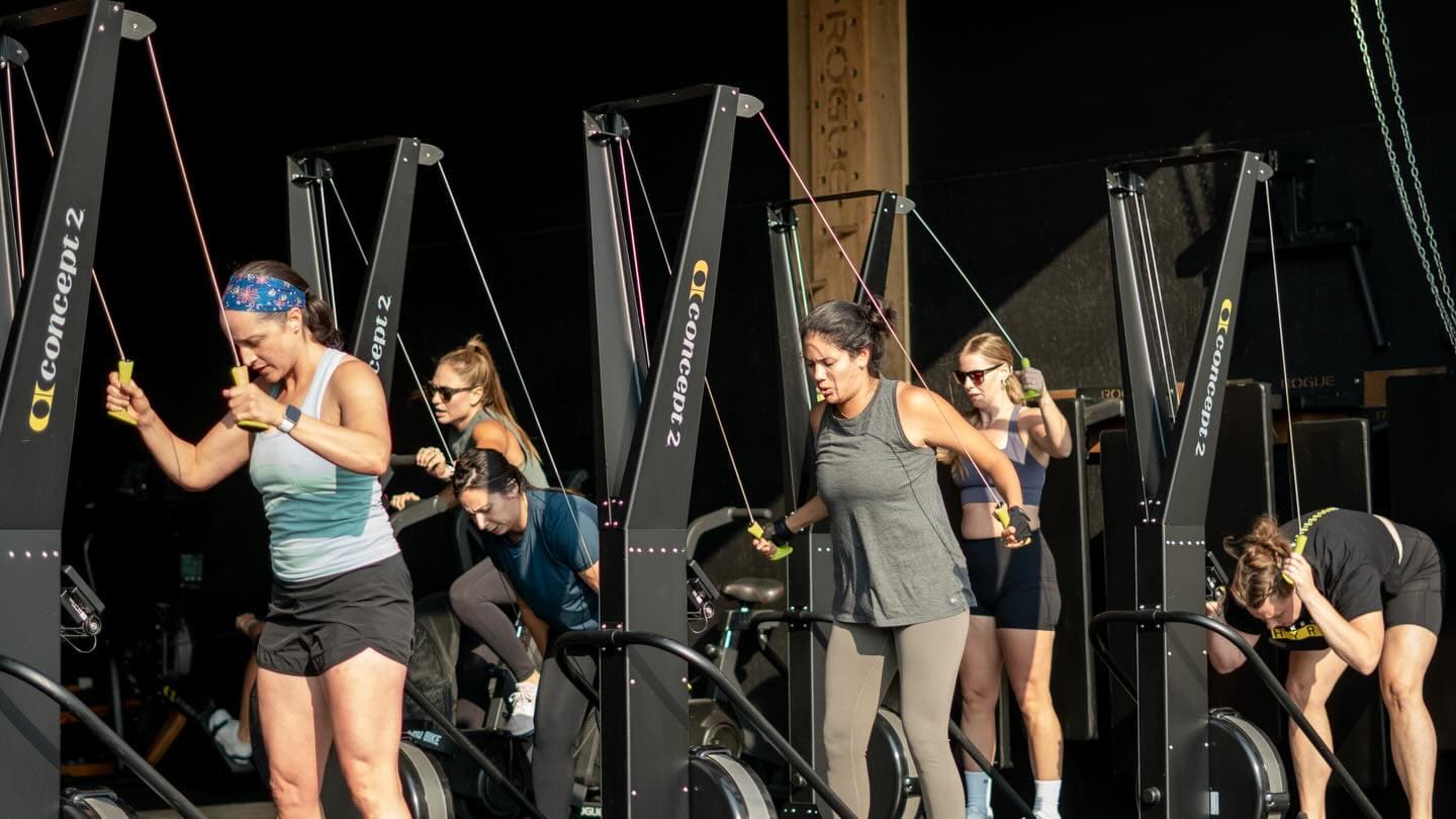 Rewired Fitness Co. athletes at work